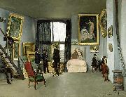 Studio from rue de la Condamine Frederic Bazille